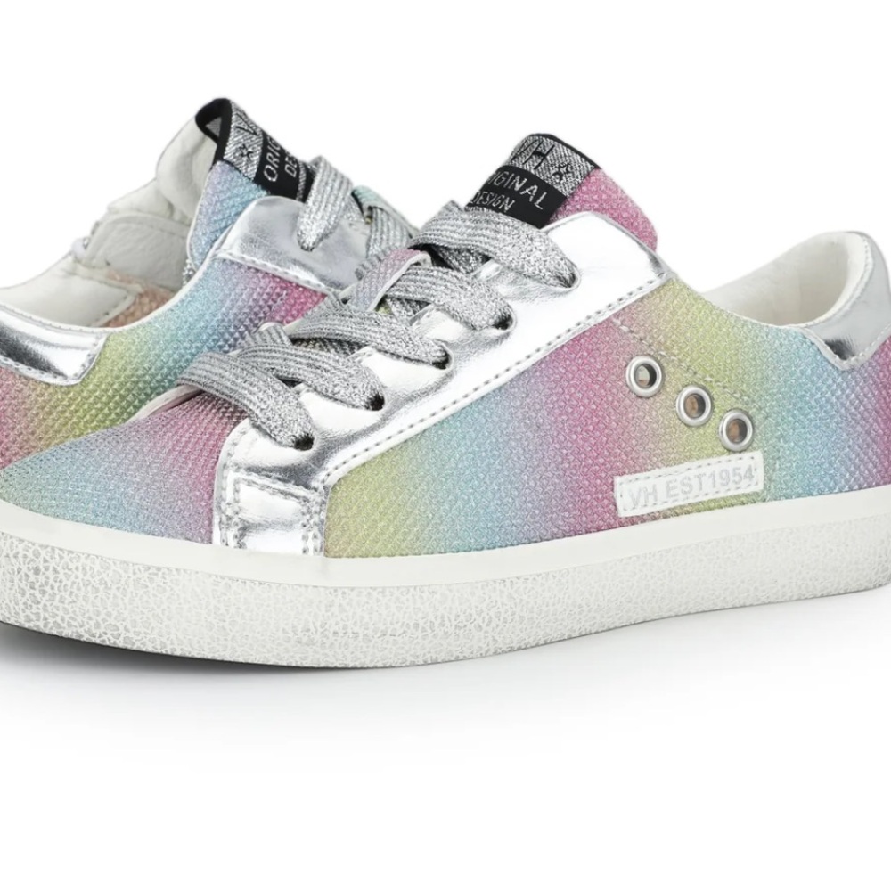 Vintage Havana ADALENE - RADIANT MULTI Sneakers Side Zip Big Kids Size 8 - Picture 2 of 7